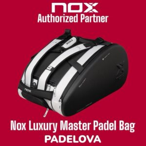 Nox Luxury Master padel bag black white